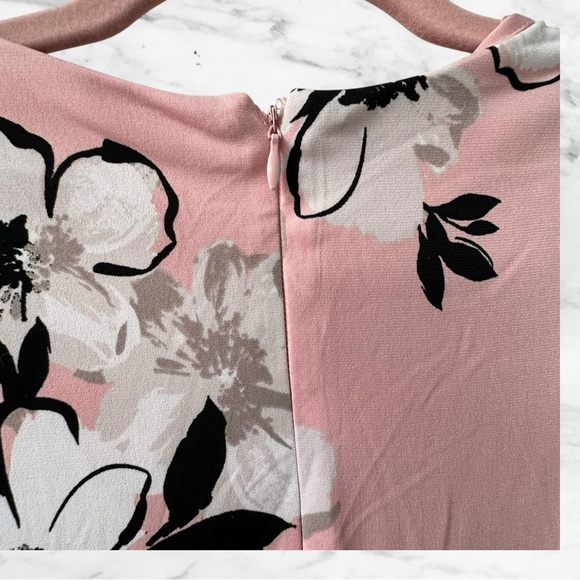 NWT North Style Floral Pink Sleeveless Dress Size 16 - Picture 6 of 8